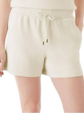 Member’s Mark Sandwash Shorts XL Cream Beige Elastic Waist Drawstring  NWT